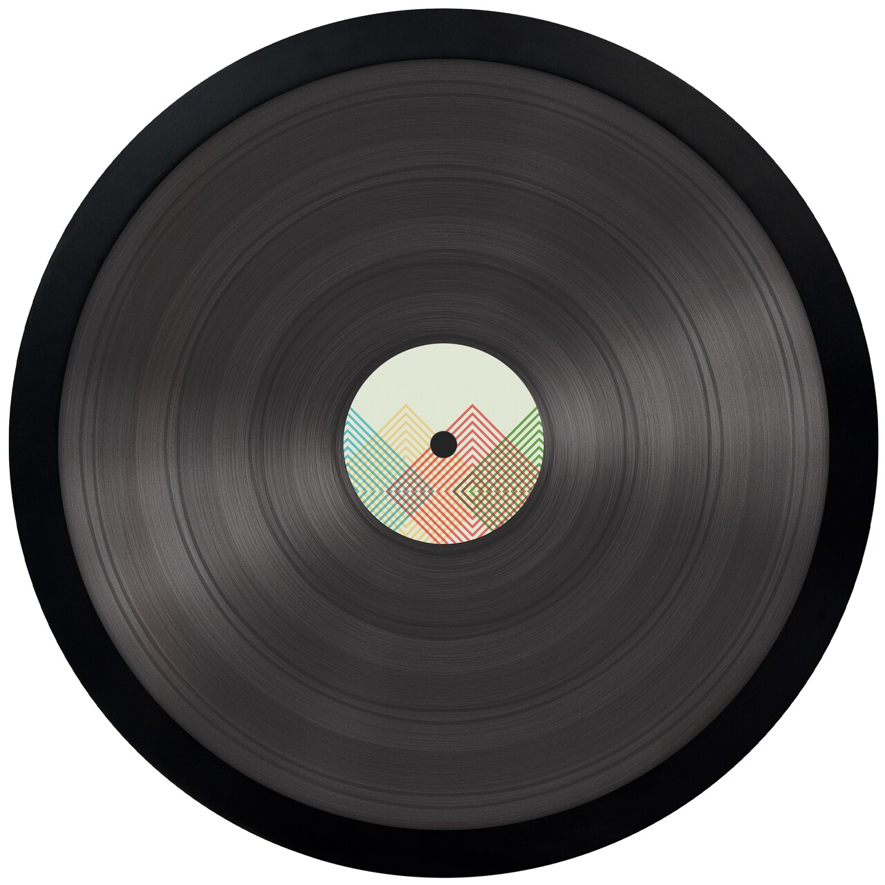Americanflat 12x12 Vinyl Record Frame with Polished Plexiglass - Black Vinyl Record Storage for Wall Display - Engineered Wood Record Frame for Vinyl Discs